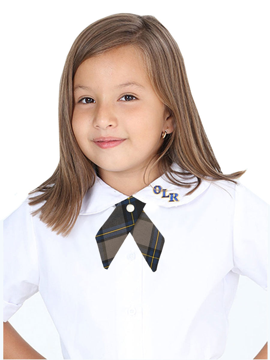 Girls adjustable solid cross tie