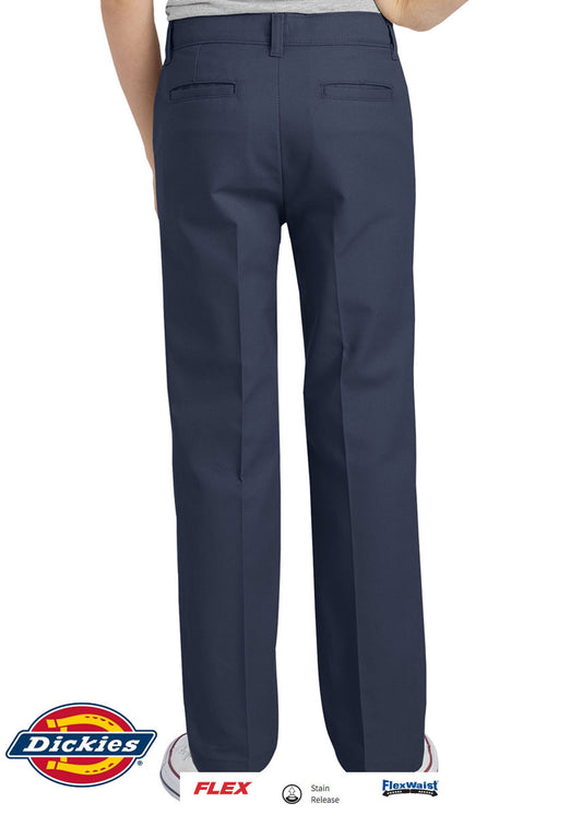 Slim Fit Straight Leg Flat Front Pants
