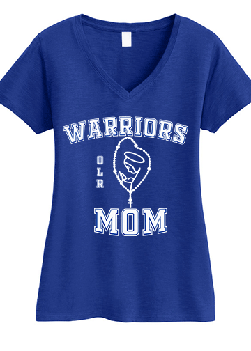 OLR Short-Sleeve Rosary Mary Praying