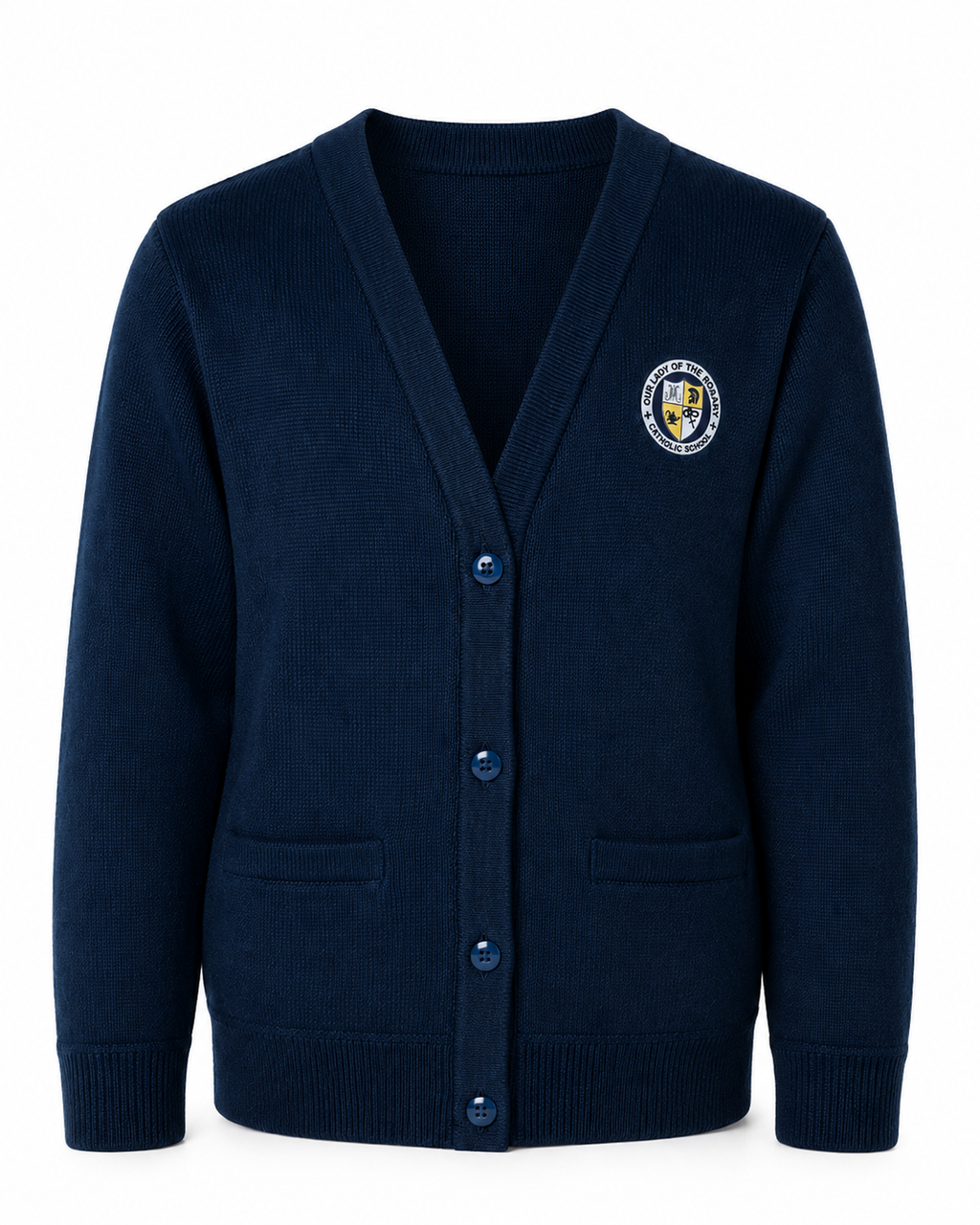 Unisex 4 bottom  V Cardigan