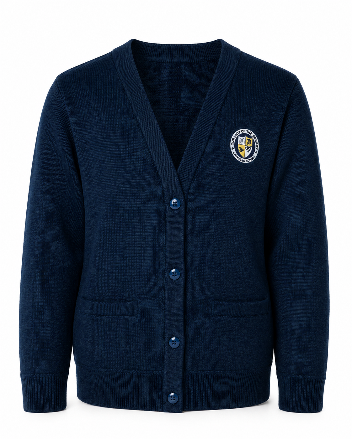Unisex 4 bottom  V Cardigan