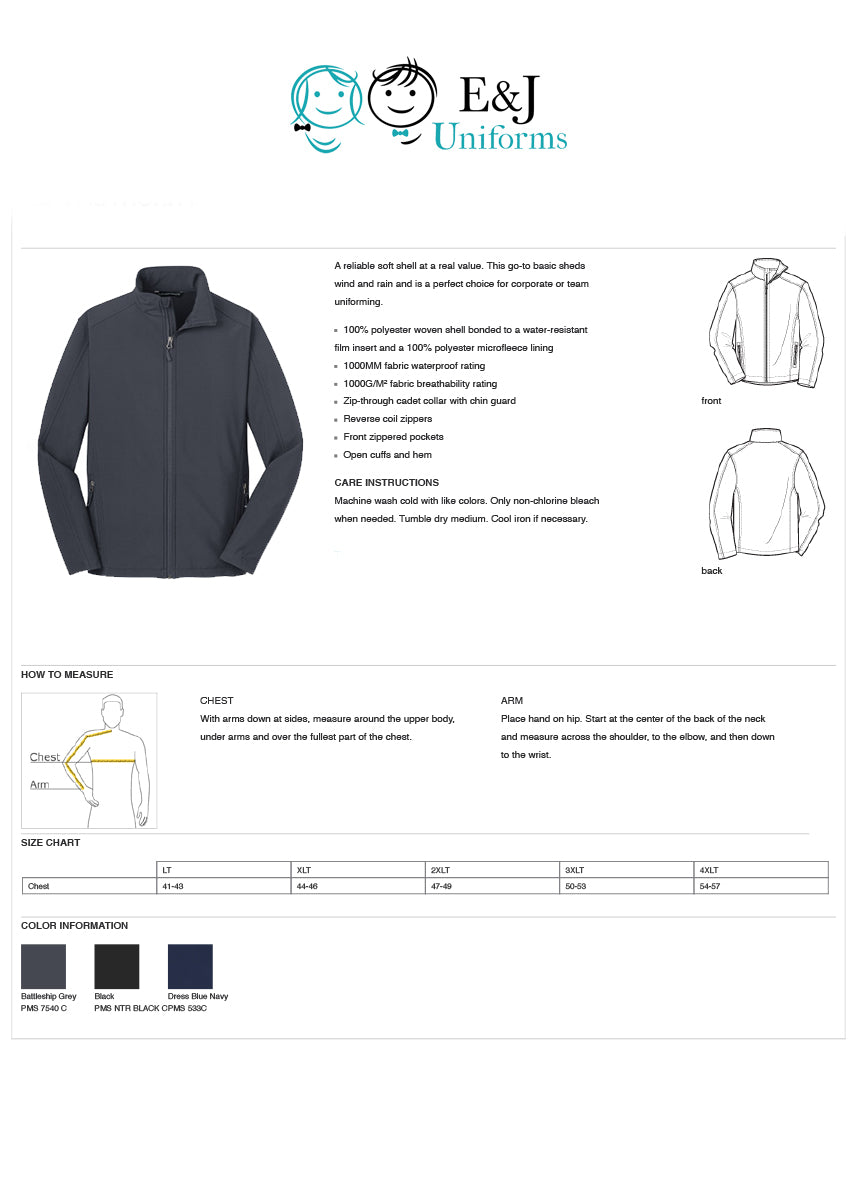 Adults Core Soft Shell Jacket